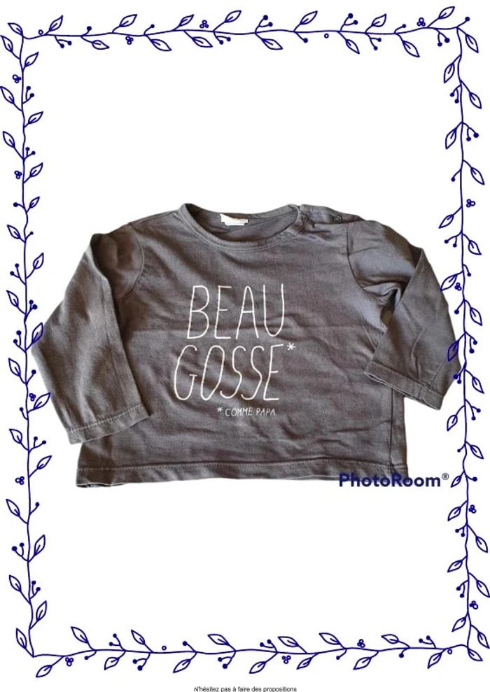 🌈 T-shirt garçon "Kiabi" 12 mois 🌈