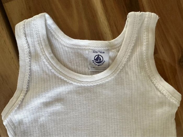 Bodie Manches Courtes Petit Bateau 12 Mois - photo numéro 3