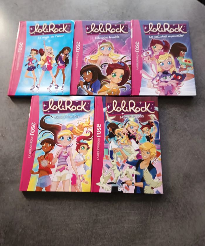 Lot de 5 livres lilirock