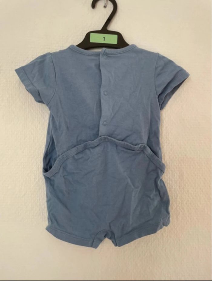 Barboteuse manche courte bébé garçon - taille 6 mois - photo numéro 3