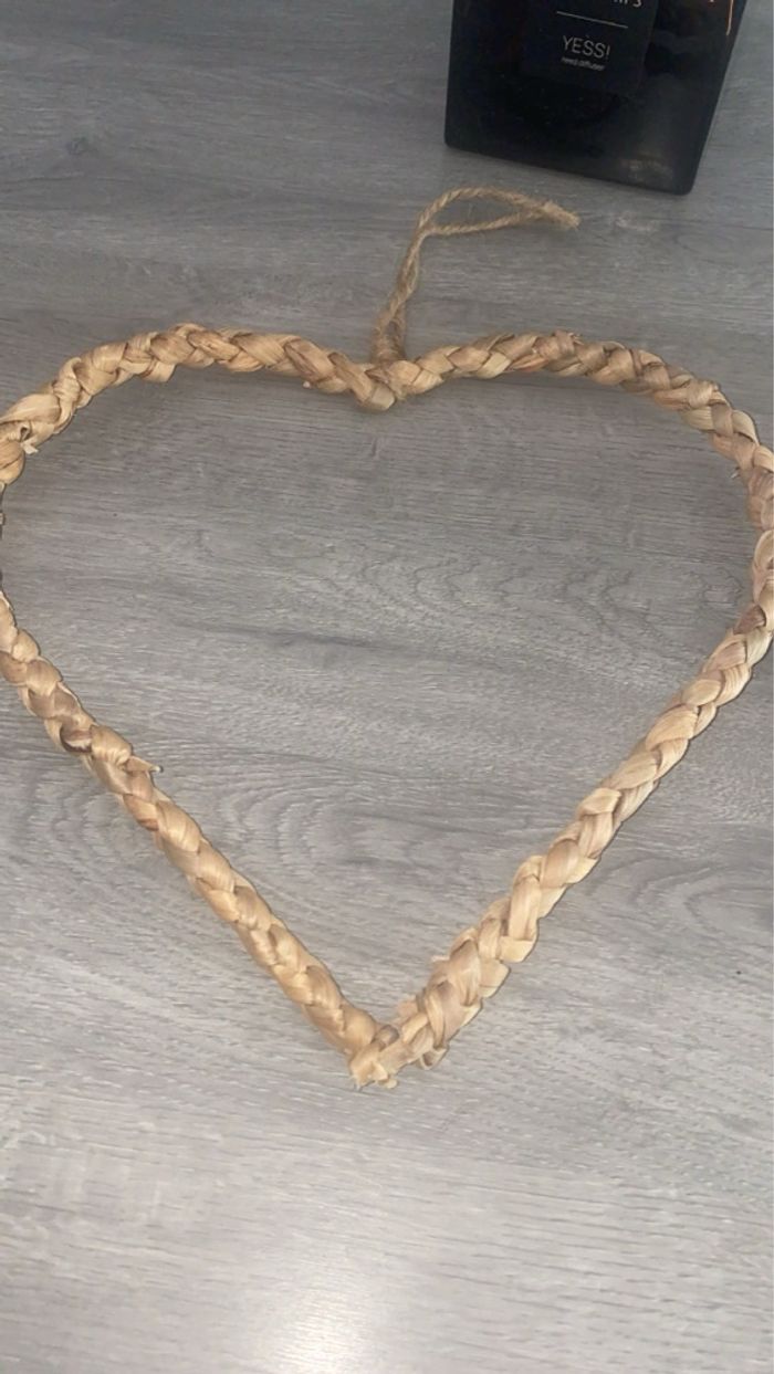 Suspension coeur en bois - photo numéro 2