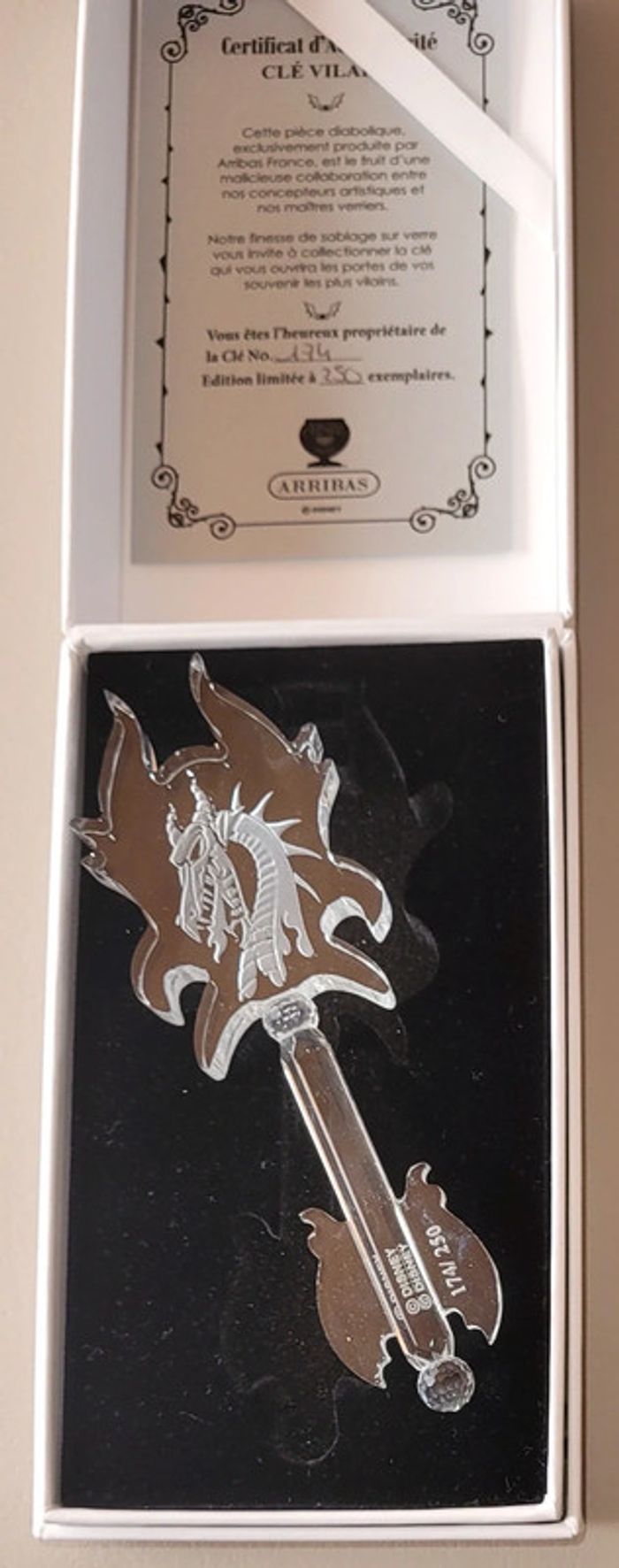 Cle key llave arribas le dragon de la belle au bois dormant disney - photo numéro 2