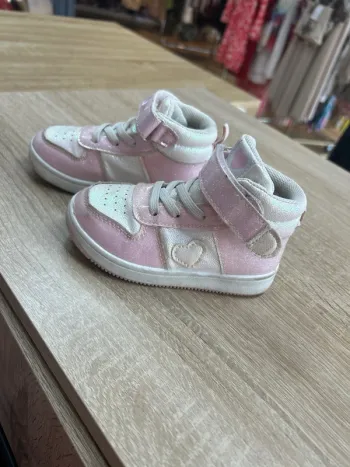 Basket fille basket enfant fille rose taille 22