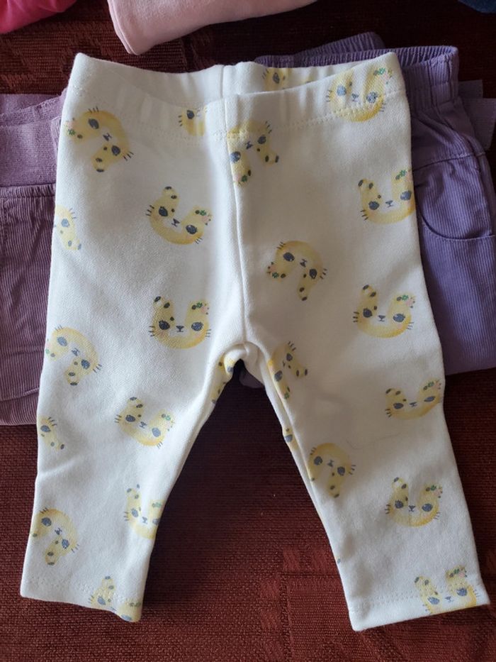 Lot 9 bas/leggings/pantalons 6M - photo numéro 2