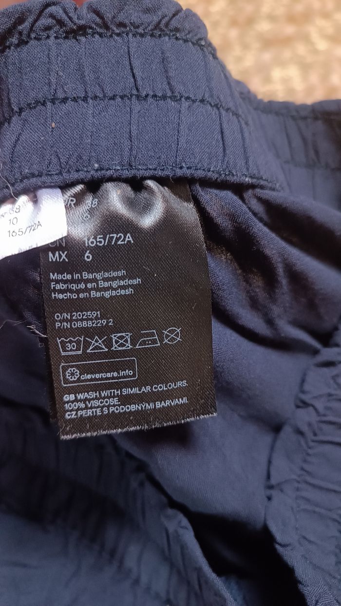Pantalon léger bleu marine h&m - photo numéro 4