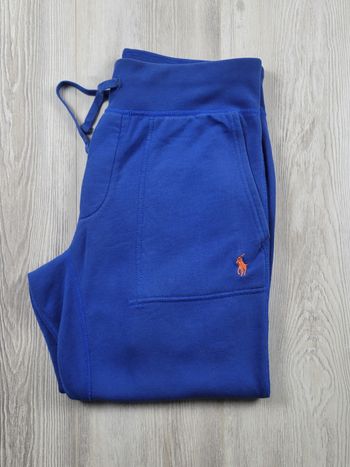 Bas de survêtement Ralph Lauren bleu logo orange – taille S – excellent état