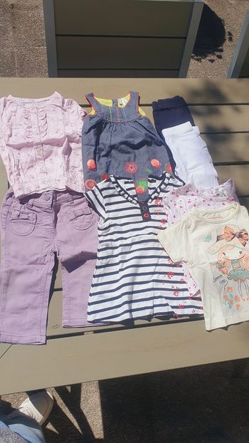Lot fille 9 mois printemps été 