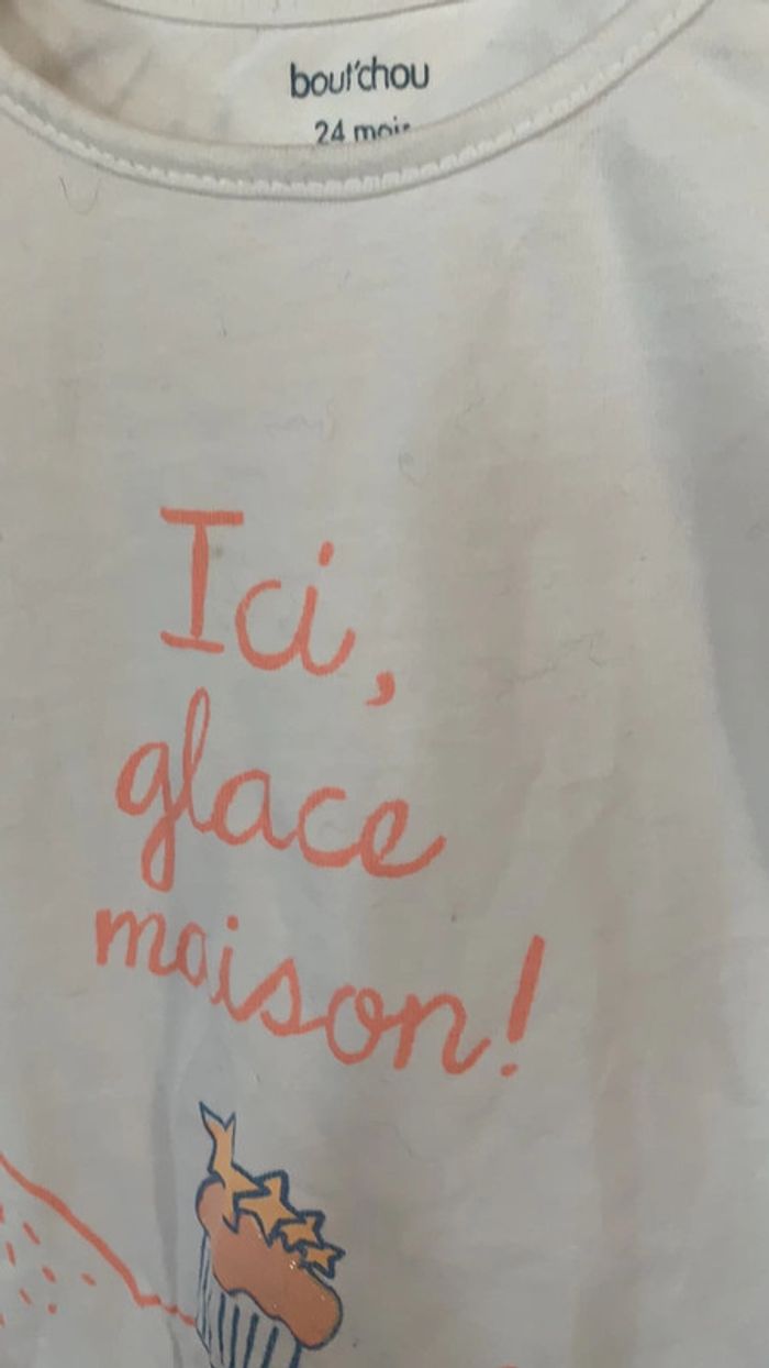 t-shirt manches courtes bout ´chou - photo numéro 2