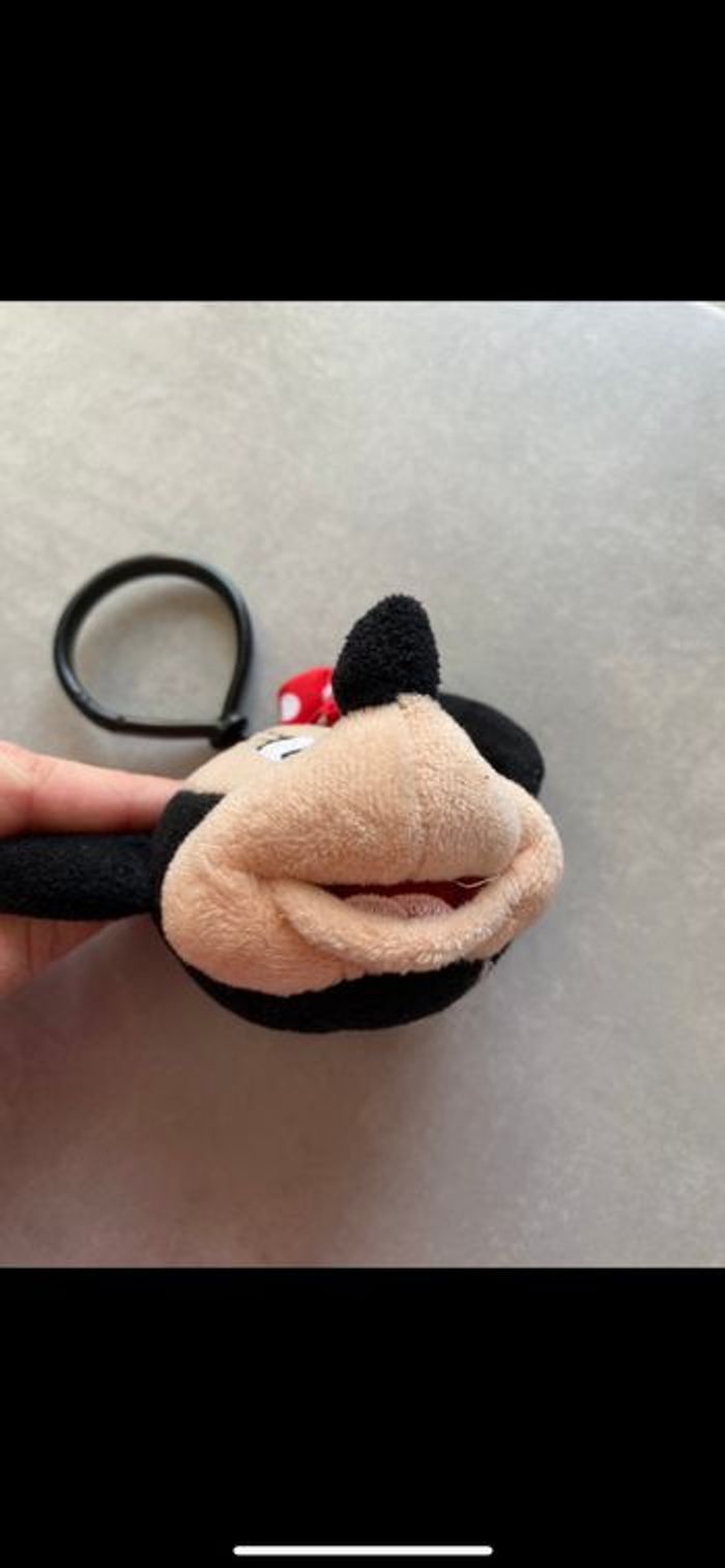 Porte clé Minnie en peluche Disney - photo numéro 6