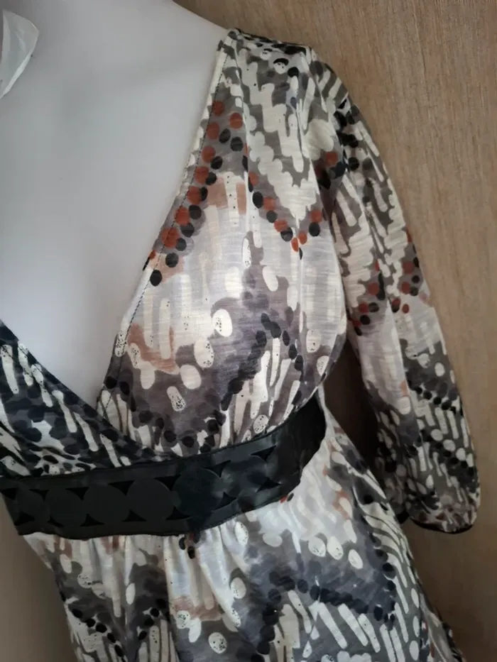 Blouse fluide imprimée T 42/44 - photo numéro 7