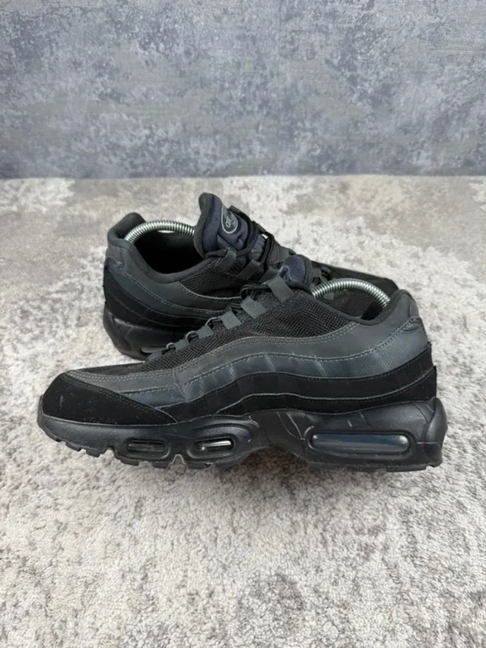 Nike Air Max 95 - Black Anthracite - Black & Grey - photo numéro 7