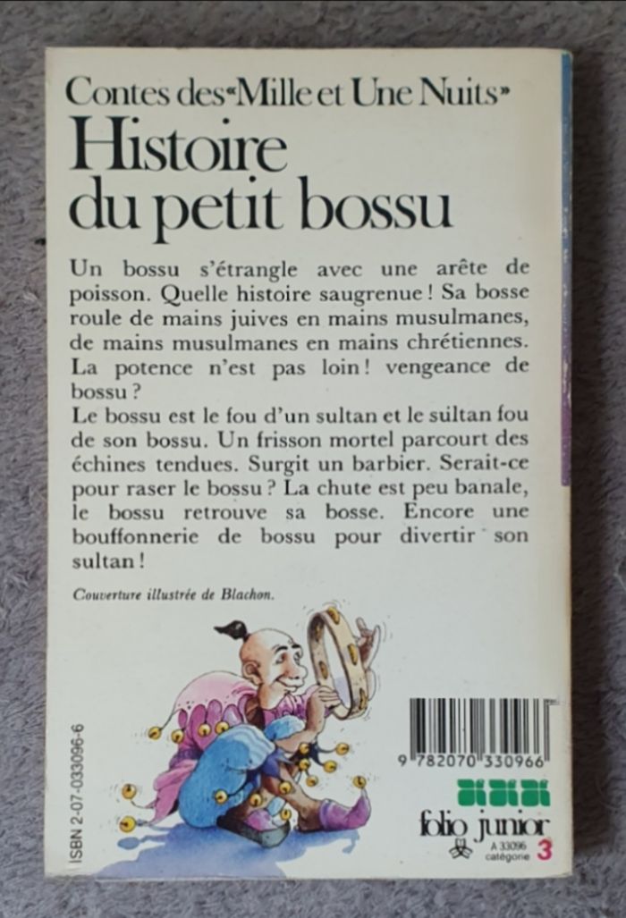 Roman Juniors "Histoire du Petit Bossu - Contes des Mille et une Nuits" (Dès 9 ans) / Éd. Gallimard - photo numéro 2