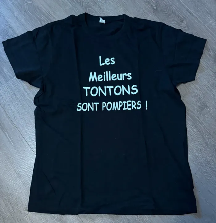 Tee shirt pompiers