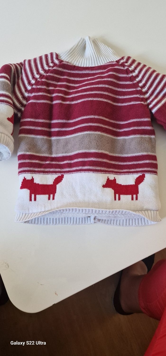 Jolie gilet épais de marque orchestra - photo numéro 5