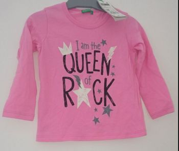 Tee shirt Queen United colors of Benetton taille 2 ans