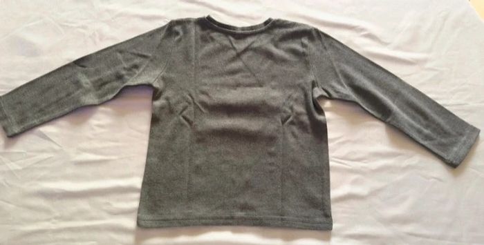 Tee-shirt manches longues gris - photo numéro 3