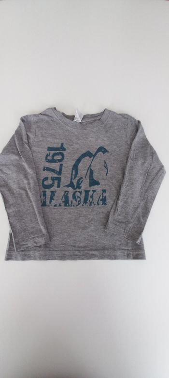 Tee-shirt manches longues gris