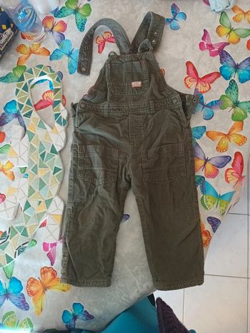 Salopette Vertbaudet 24 mois vert