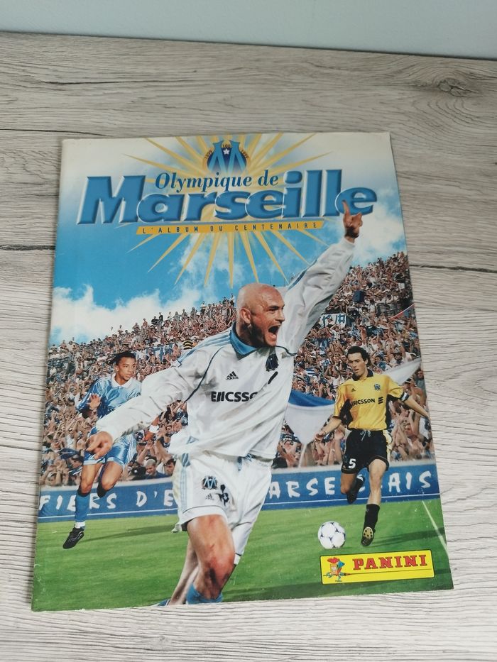 Album panini complet football olympique de Marseille