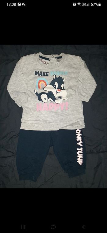 Ensemble fille 6 mois (c3)