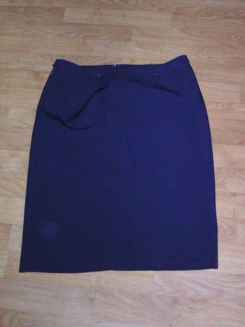 Jupe BURTON bleu marine très habillée taille 38 TBE