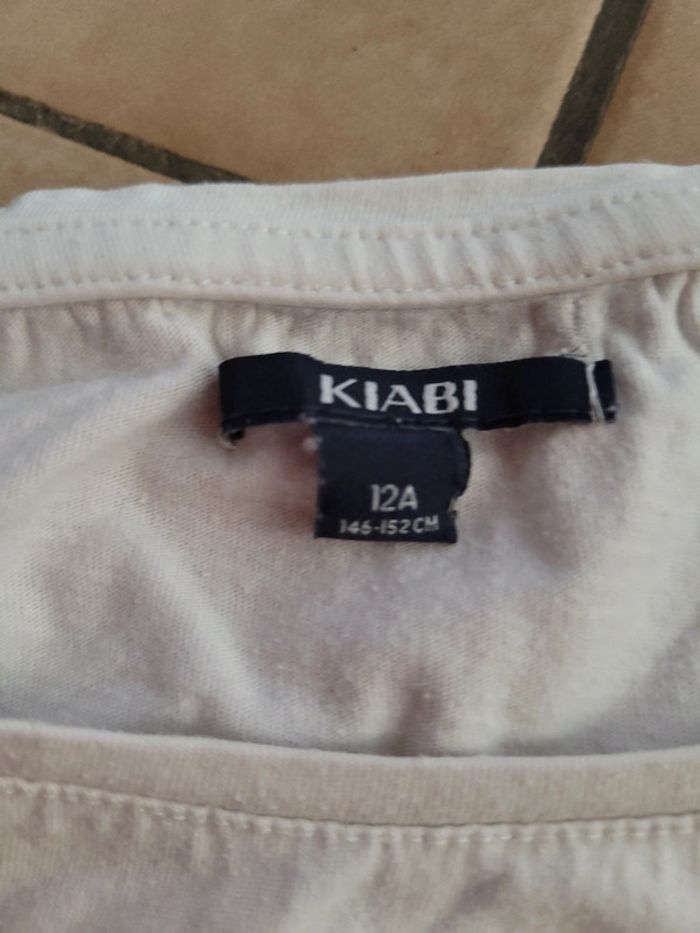 Tee-shirt manche longue blanc 12 ans - photo numéro 3