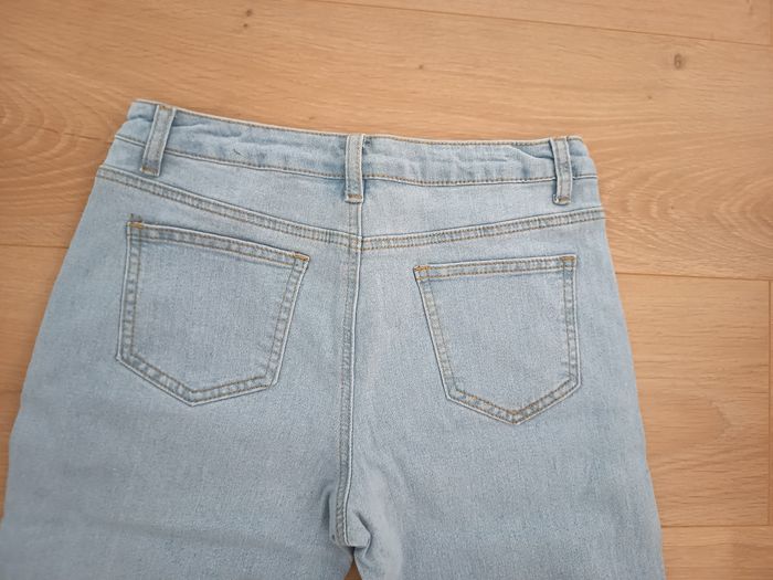 Jean droit bleu clair fille, SHEIN, taille 11-12 ans, NEUF - photo numéro 4