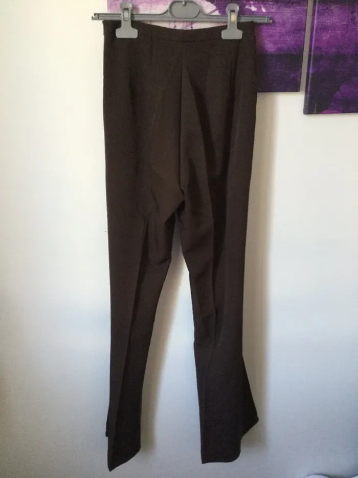 Pantalon chic marron taille XS 34 - photo numéro 2