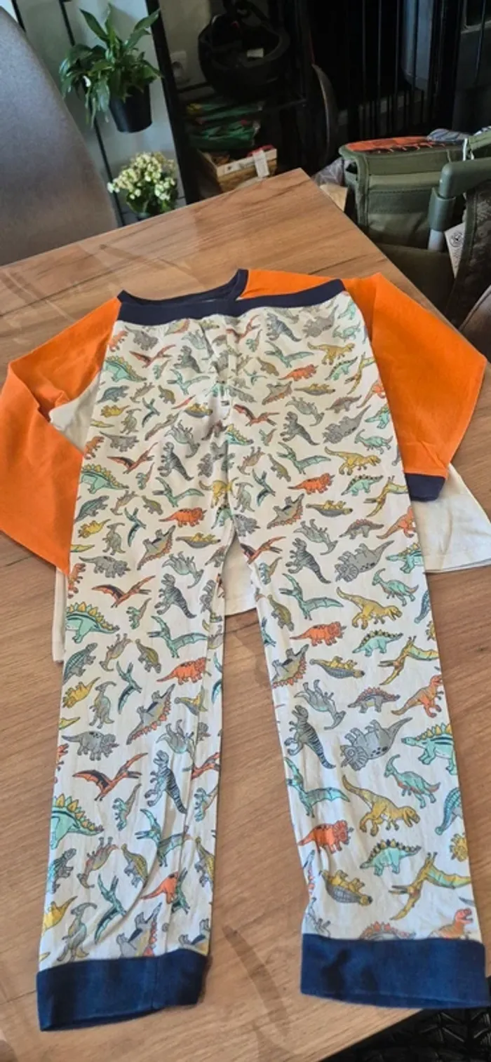 Pyjama fin "dinosaure fluorescent "sergent-major 7 ans - photo numéro 4