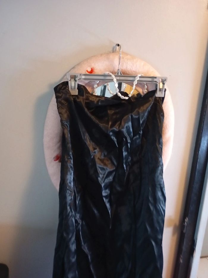 Superbe robe satin neuve t m - photo numéro 2