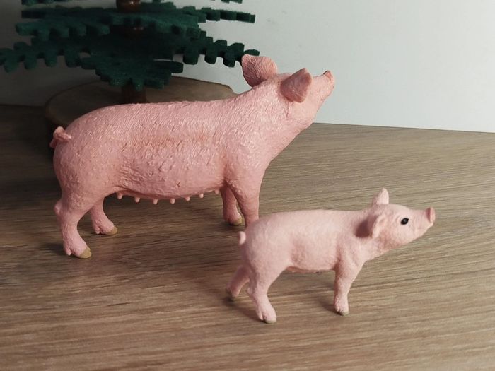 Schleich Cochon porcelet Figurine Animal de la ferme - photo numéro 3