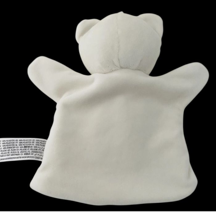 ❤️ B4200 Doudou marionnette chat blanc SIMBA TOYS NICOTOY poche étoile doré - photo numéro 2