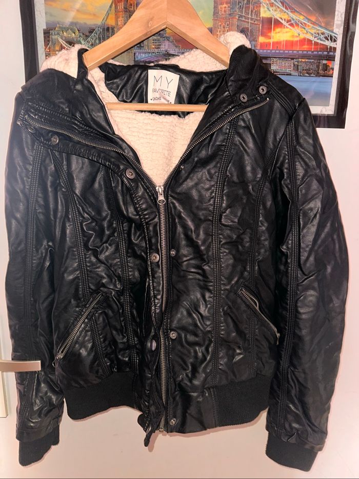 Veste simili cuir - photo numéro 3