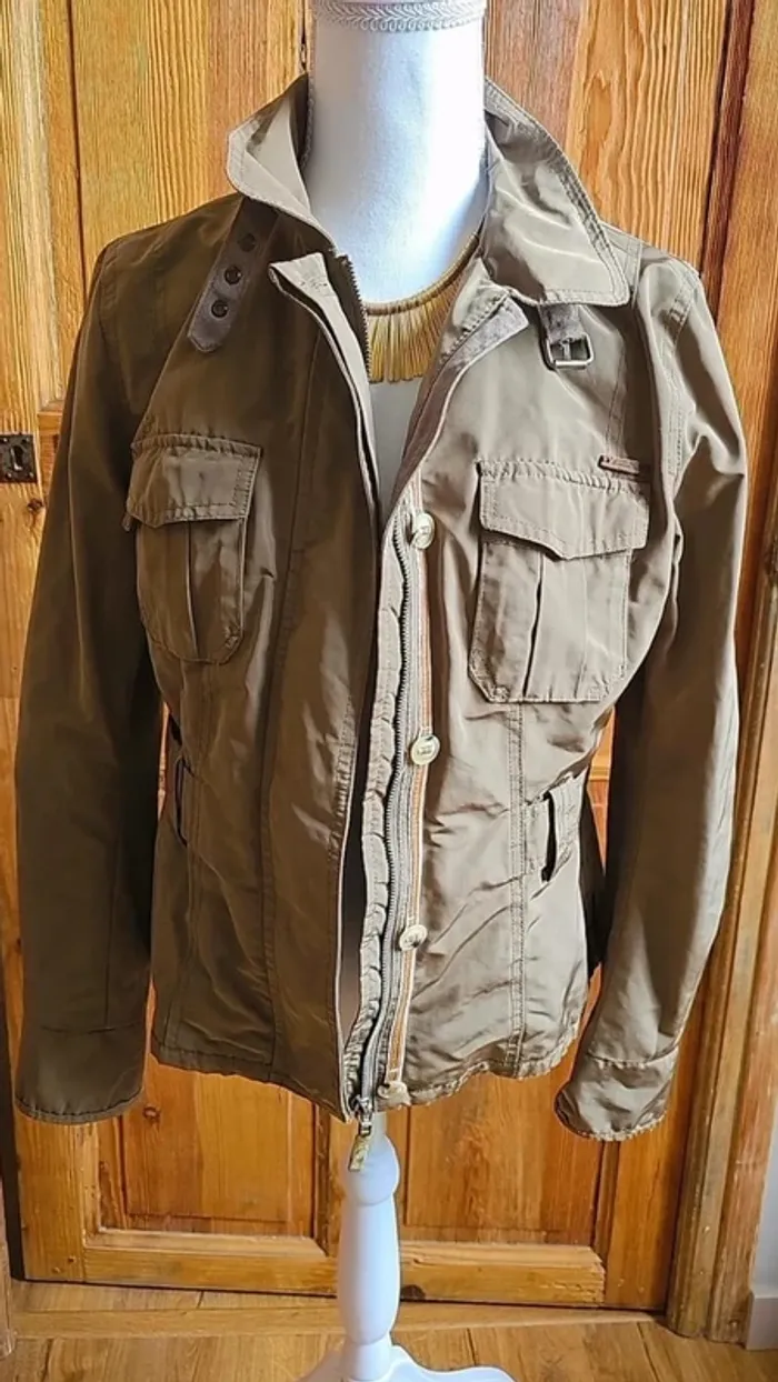 Veste Massimo Dutti kaki vintage