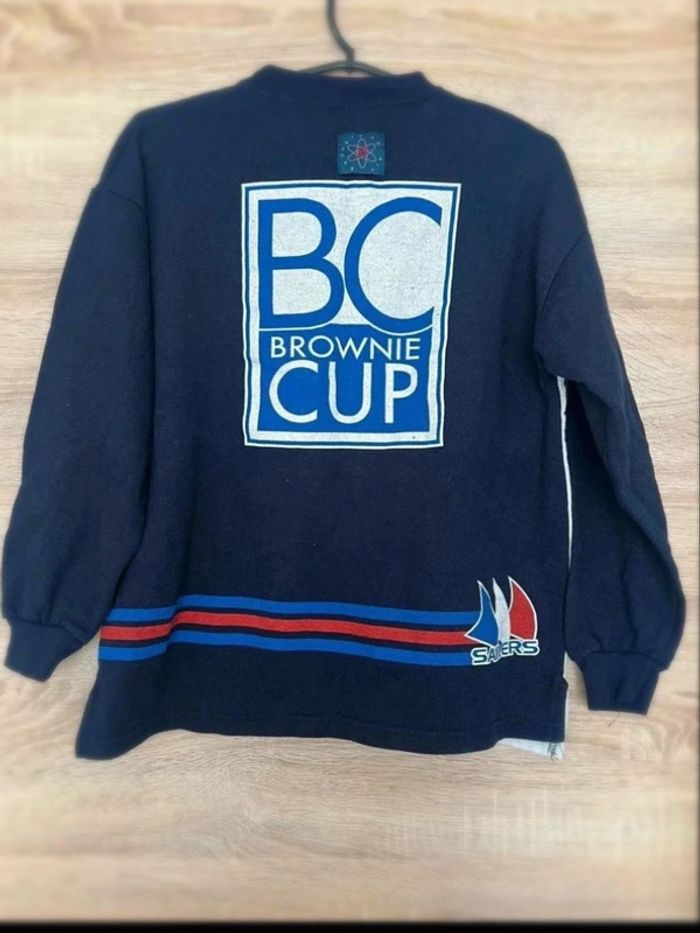 Pull vintage bleu - photo numéro 5