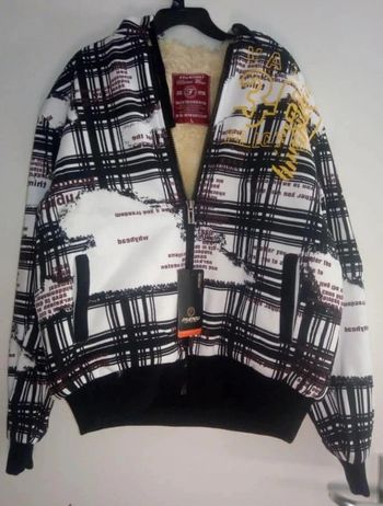 Veste capuche doublée polaire