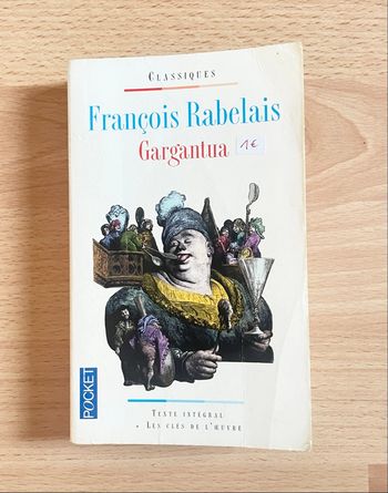 Livre Gargantua Rabelais