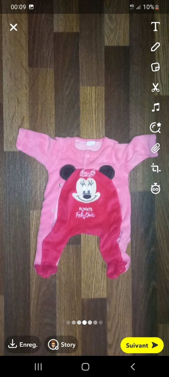 Lot bebe fille 0-1m - photo numéro 1