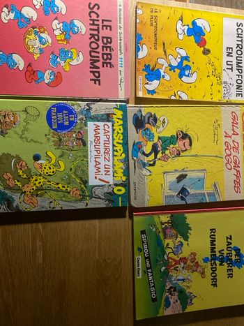 Lot de BD en français et en allemand