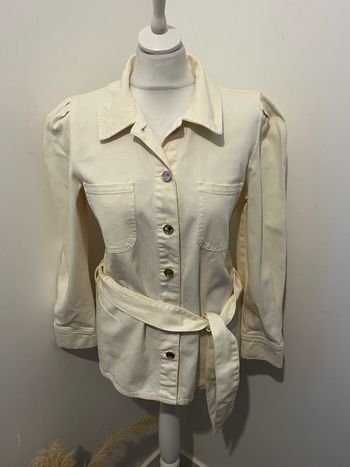 Veste chemise écrue only S