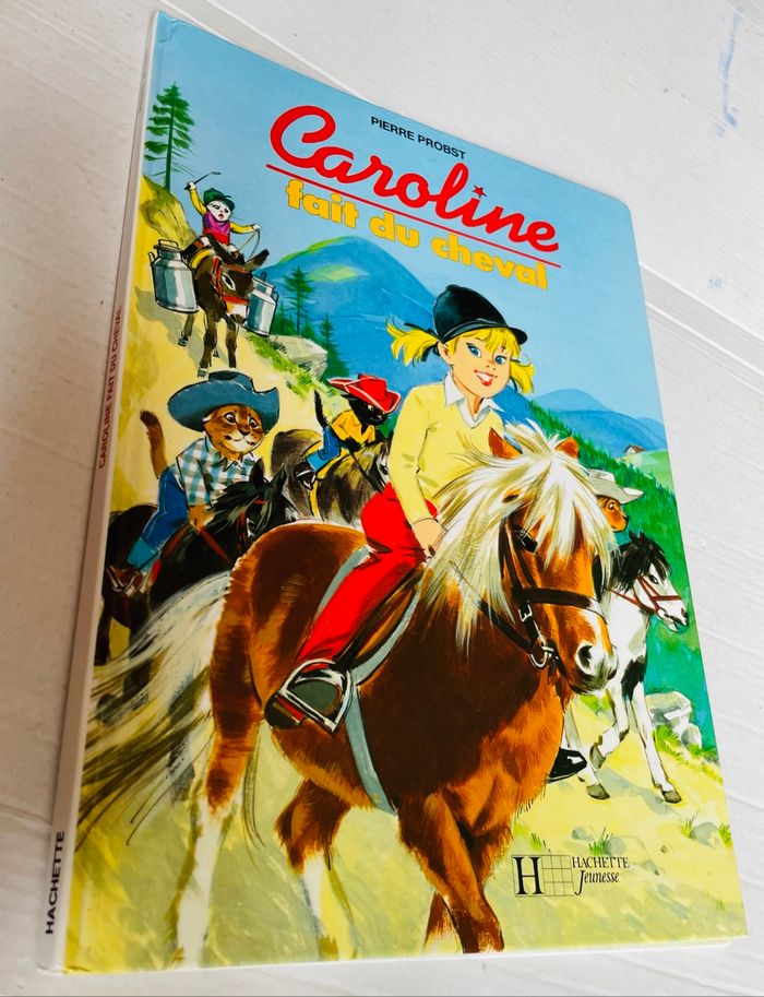 Caroline fait du cheval
