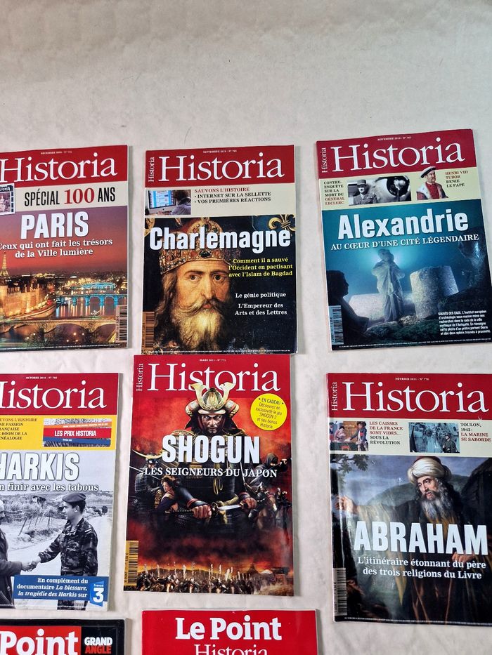 Lot de 9 revue  , magazine Historia + 2 Le point - photo numéro 3
