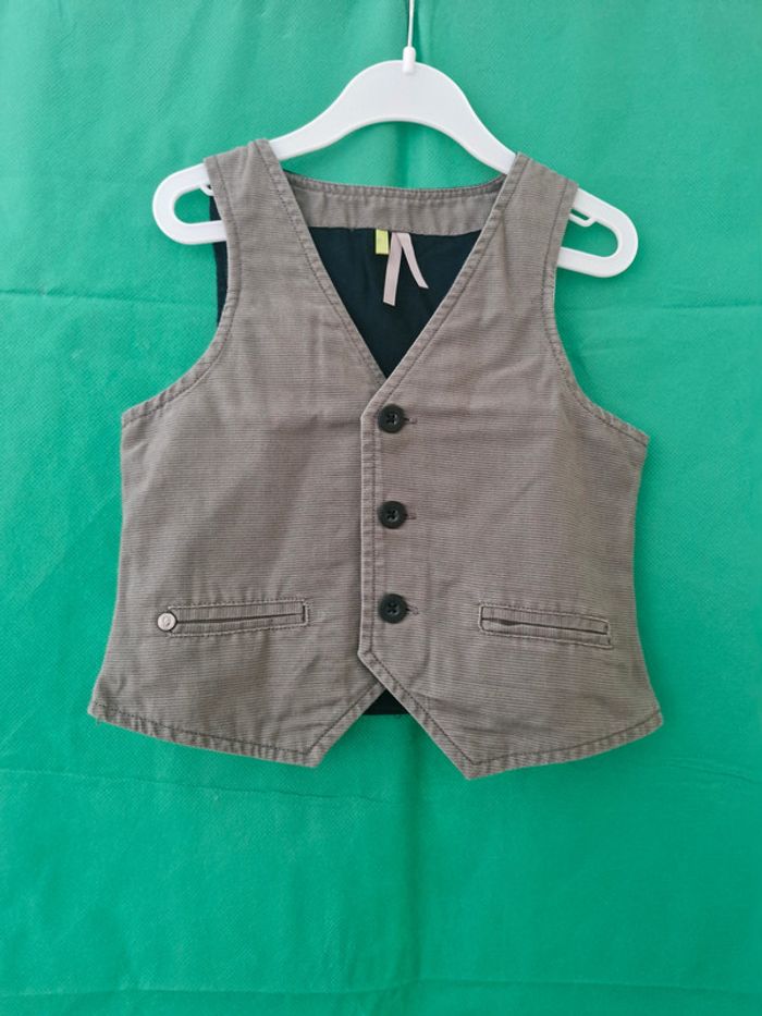 Ensemble chemise + gilet 3 ans 98 cm Orchestra - photo numéro 7