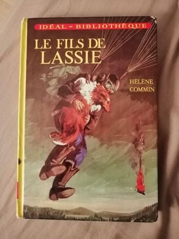 Livre collector Le fils de Lassie d'Hélène Commin en bon état