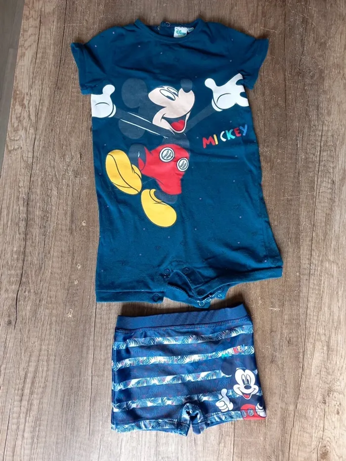 Combi et short de bain bébé garçon - photo numéro 2