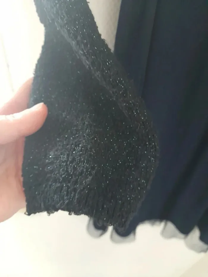 Ensemble robe sans manche et boléro manche effet paillette 14ans - photo numéro 8