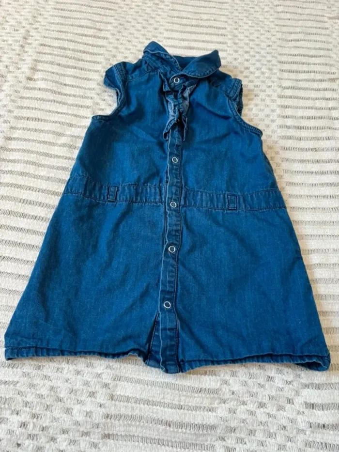 Robe en jean fille 18 mois