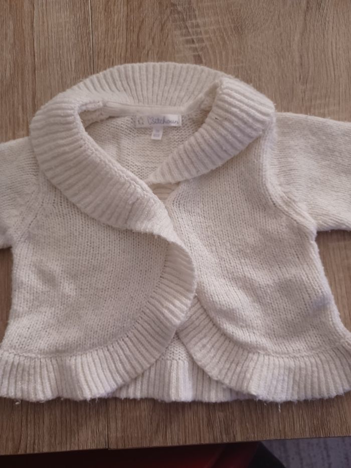 Gilet crème 3 mois