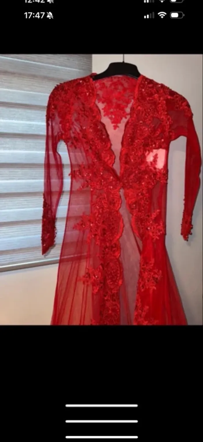 Caftan pour le hené a mettre sur la robe de marié xs - photo numéro 4
