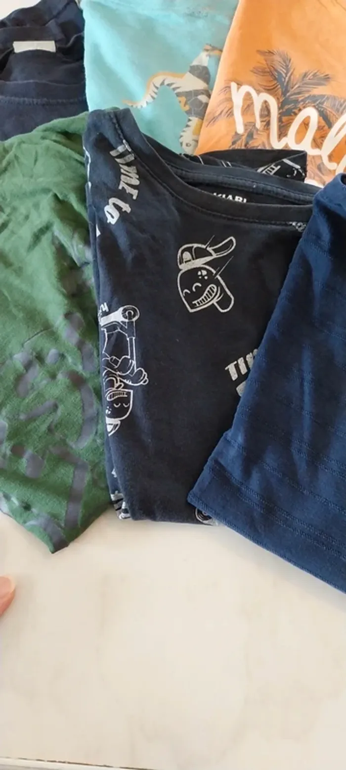 Lot de 8 tee-shirts garçon taille 8 ans - photo numéro 5